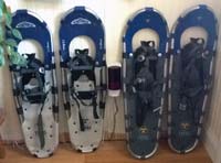 Snowshoeing in Down East, Maine